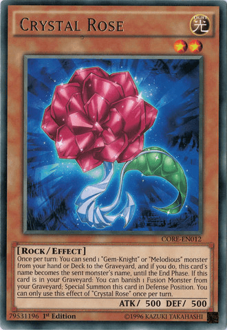 Crystal Rose [CORE-EN012] Rare - Josh's Cards