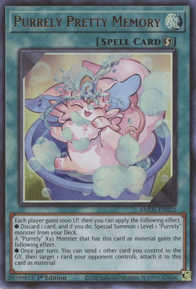 Purrely Pretty Memory [AMDE-EN022] Ultra Rare - Josh's Cards