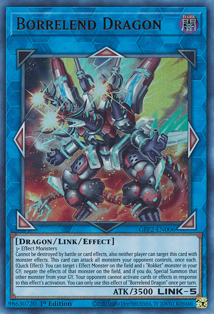 Borrelend Dragon [GFP2-EN006] Ultra Rare - Josh's Cards