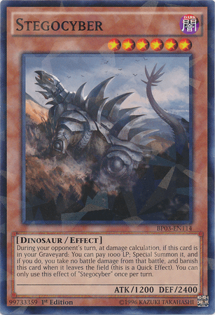 Stegocyber [BP03-EN114] Shatterfoil Rare - Josh's Cards