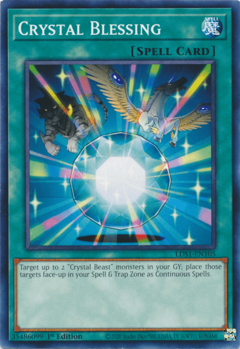 Crystal Blessing [LDS1-EN105] Common - Josh's Cards