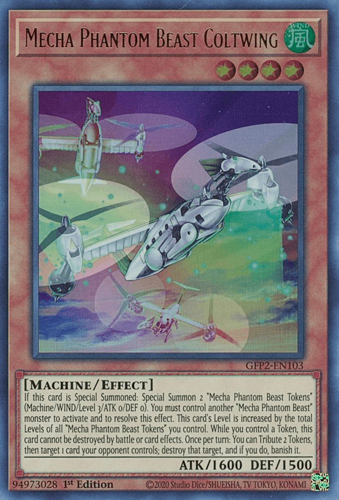 Mecha Phantom Beast Coltwing [GFP2-EN103] Ultra Rare - Josh's Cards