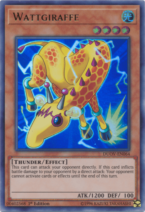 Wattgiraffe [DUOV-EN064] Ultra Rare - Josh's Cards