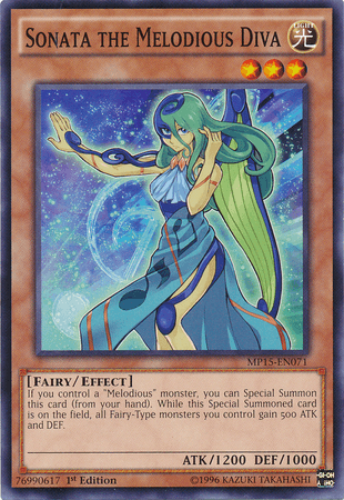 Sonata the Melodious Diva [MP15-EN071] Common - Josh's Cards