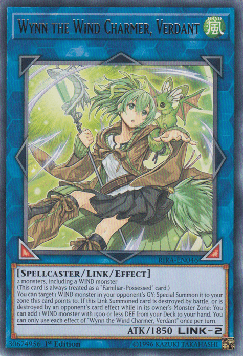 Wynn the Wind Charmer, Verdant [RIRA-EN046] Rare - Josh's Cards