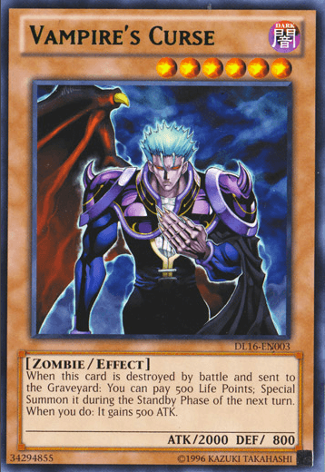 Vampire's Curse (Green) [DL16-EN003] Rare - Josh's Cards