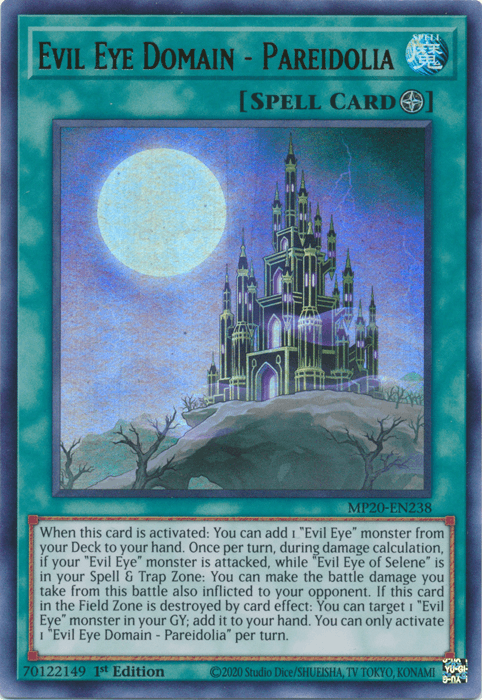 Evil Eye Domain - Pareidolia [MP20-EN238] Ultra Rare - Josh's Cards