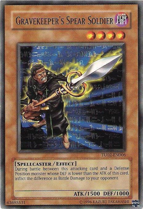Gravekeeper's Spear Soldier [TU02-EN006] Rare - Josh's Cards