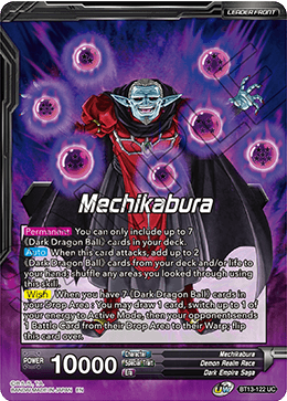 Mechikabura // Dark King Mechikabura, Restored to the Throne (Uncommon) (BT13-122) [Supreme Rivalry] Parallel Foil