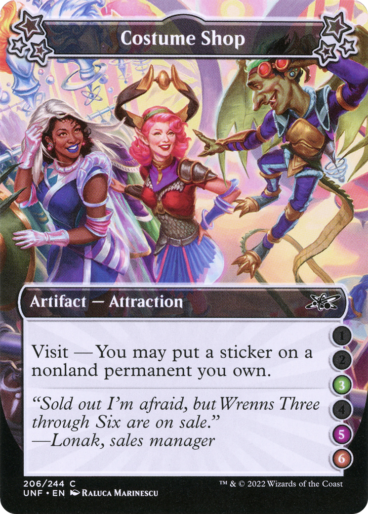 Costume Shop (UNF-206) - Unfinity Foil