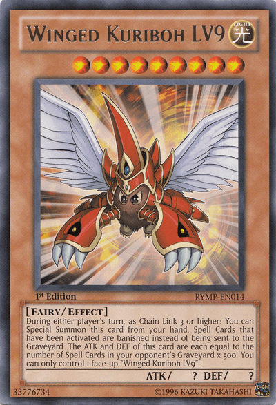 Winged Kuriboh LV9 [RYMP-EN014] Rare - Josh's Cards