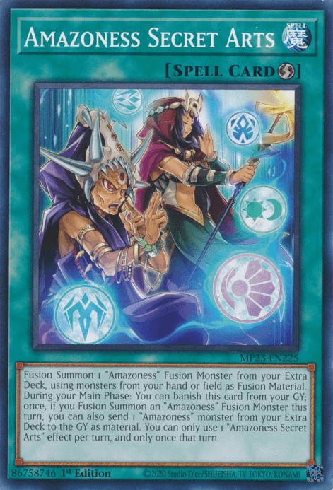 Amazoness Secret Arts [MP23-EN225] Common - Josh's Cards
