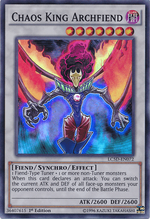 Chaos King Archfiend [LC5D-EN072] Super Rare - Josh's Cards