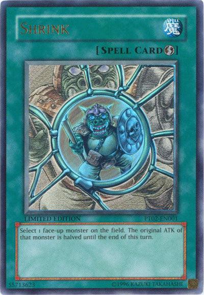 Shrink [PT02-EN001] Ultra Rare - Josh's Cards