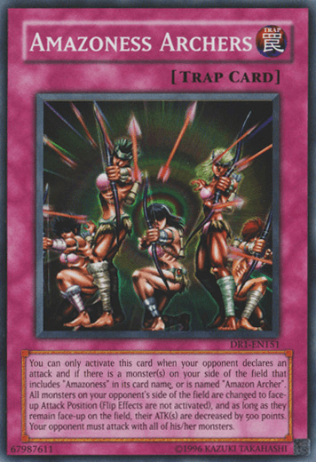 Amazoness Archers [DR1-EN151] Super Rare - Josh's Cards