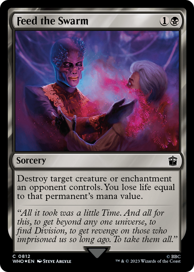 Feed the Swarm (WHO-812) - Doctor Who Foil