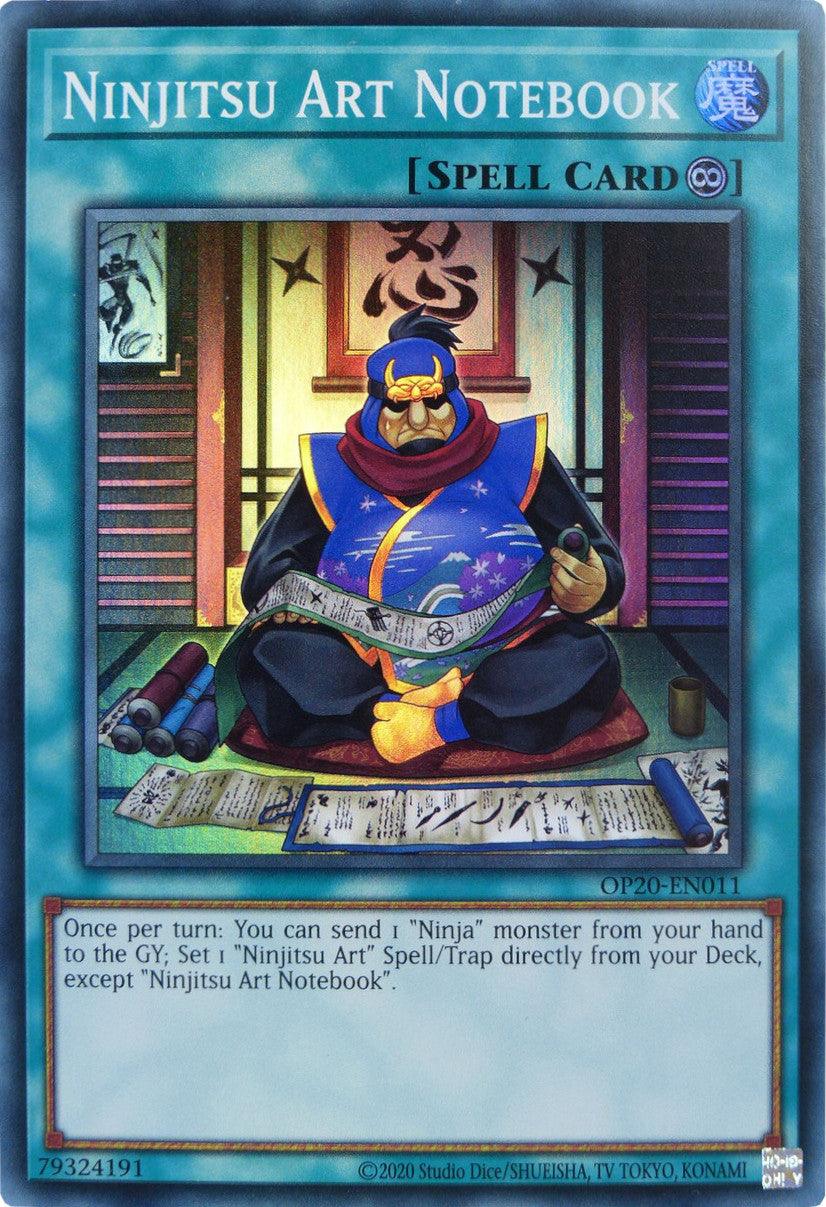 Ninjitsu Art Notebook [OP20-EN011] Super Rare - Josh's Cards