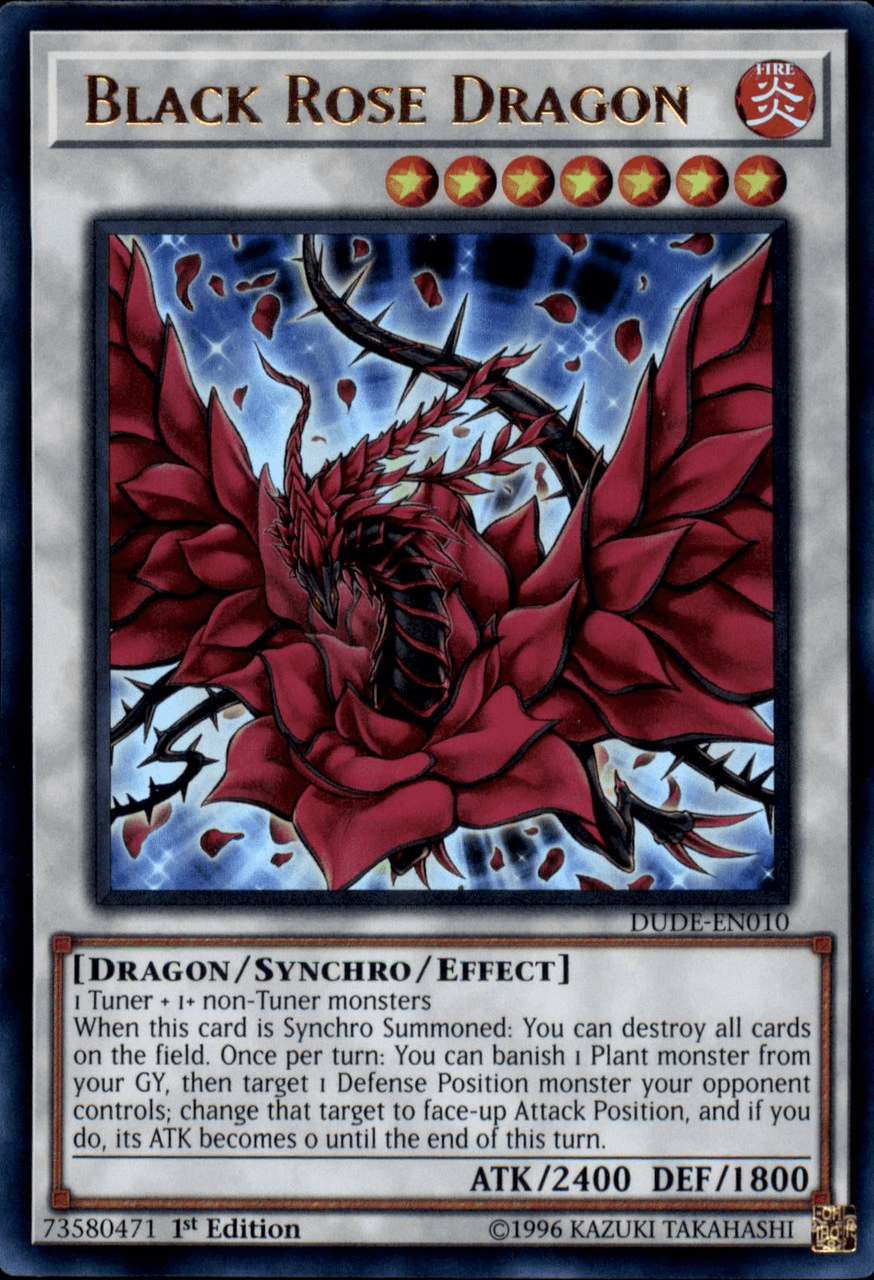 Black Rose Dragon [DUDE-EN010] Ultra Rare - Josh's Cards