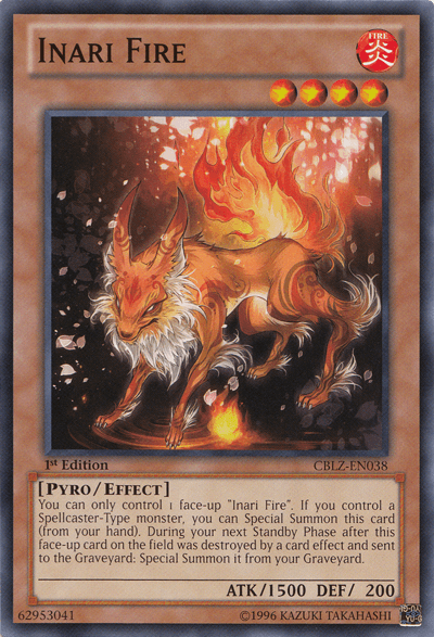 Inari Fire [CBLZ-EN038] Common - Josh's Cards