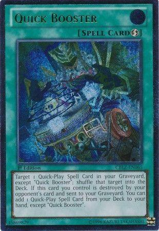 Quick Booster [CBLZ-EN065] Ultimate Rare - Josh's Cards