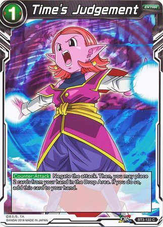 Time's Judgement (BT3-122) [Cross Worlds] Parallel Foil