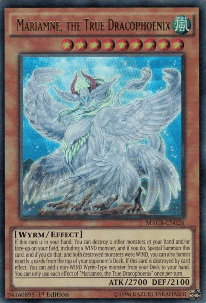 Mariamne, the True Dracophoenix [MACR-EN026] Ultra Rare - Josh's Cards