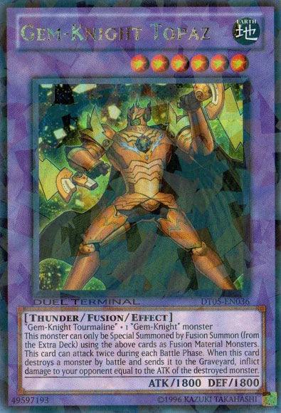 Gem-Knight Topaz [DT05-EN036] Ultra Rare - Josh's Cards