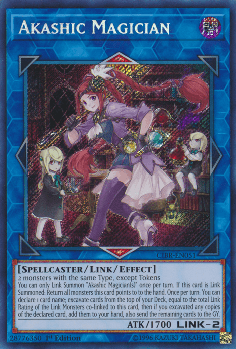 Akashic Magician [CIBR-EN051] Secret Rare - Josh's Cards