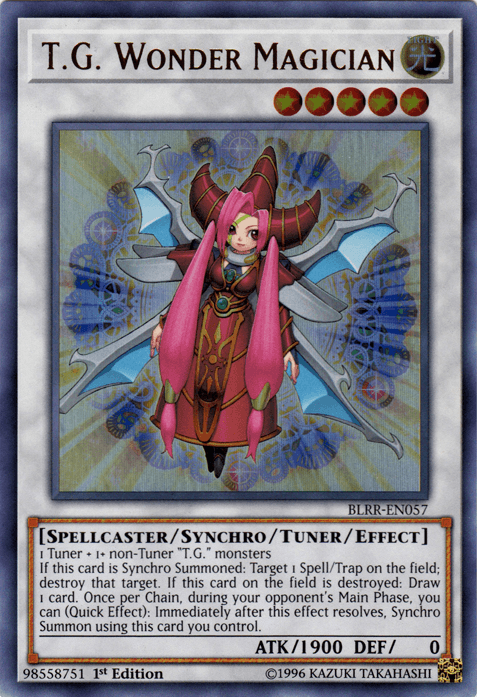 T.G. Wonder Magician [BLRR-EN057] Ultra Rare - Josh's Cards