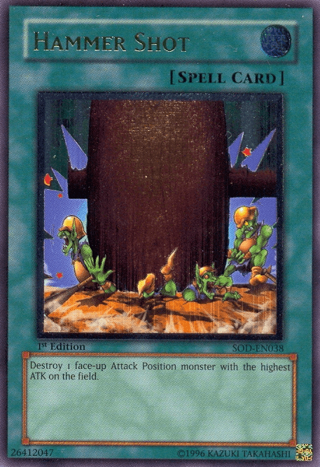 Hammer Shot [SOD-EN038] Ultimate Rare - Josh's Cards