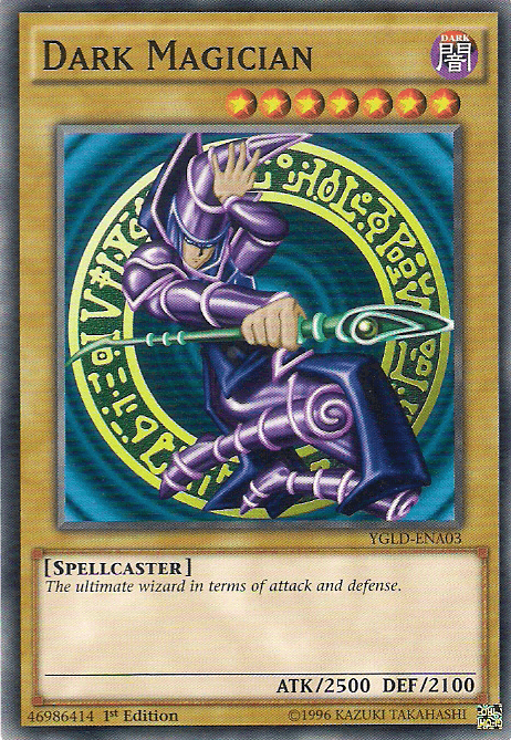 Dark Magician [YGLD-ENA03] Common - Josh's Cards