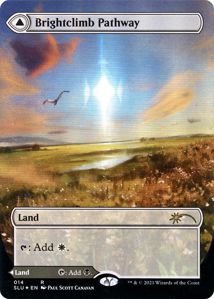 Brightclimb Pathway // Grimclimb Pathway (SLU-014) - Secret Lair: Ultimate Edition: (Showcase) (Borderless) Foil