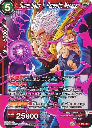 Super Baby 1, Parasitic Menace (Power Booster) (P-112) [Promotion Cards] Parallel Foil