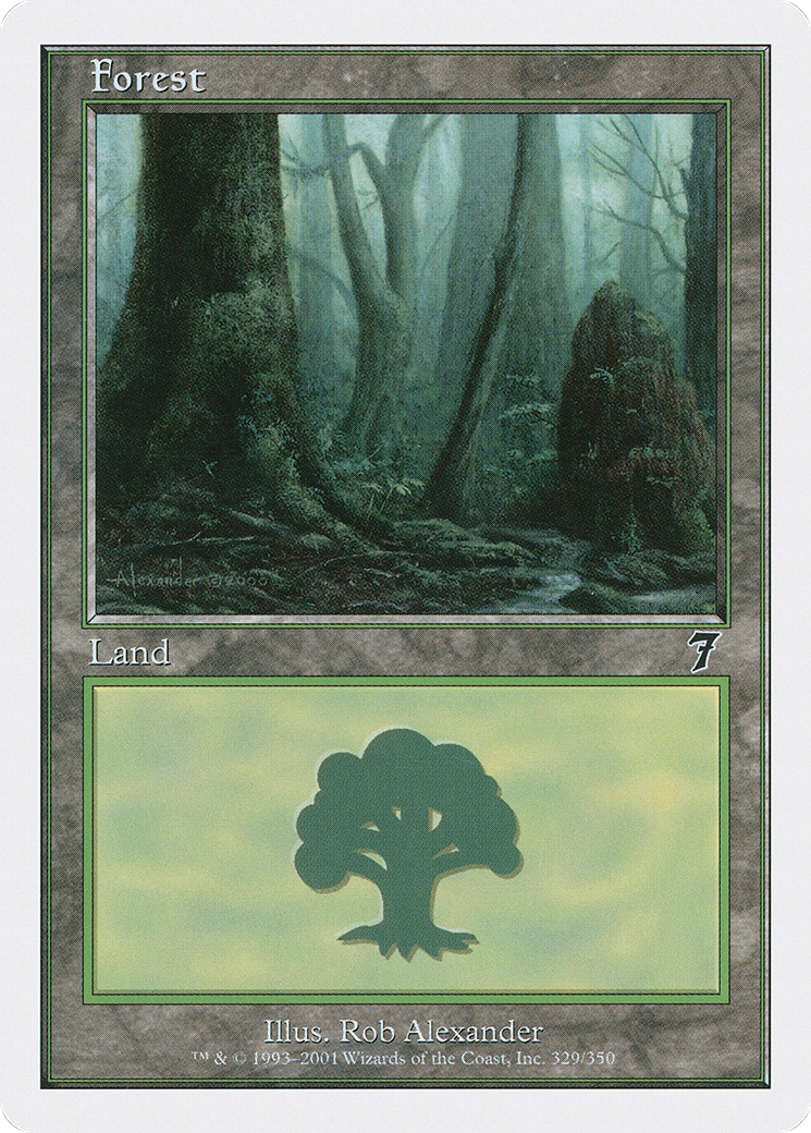 Forest (329) [Seventh Edition] Foil