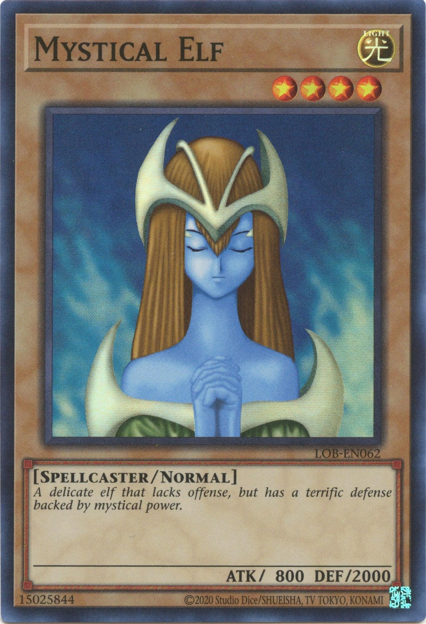 Mystical Elf (25th Anniversary) [LOB-EN062] Super Rare - Josh's Cards