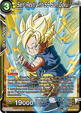 Self-Restraint SS Son Goku (BT14-096) [Cross Spirits] Parallel Foil