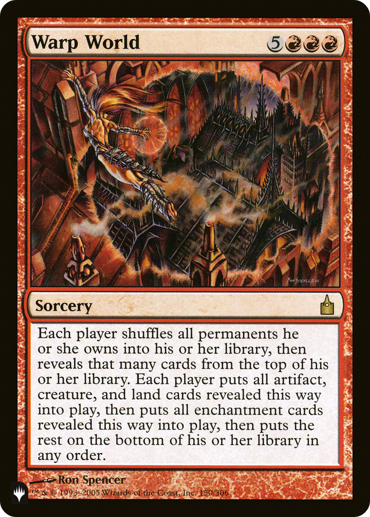 Warp World (LIST-RAV-150) - The List