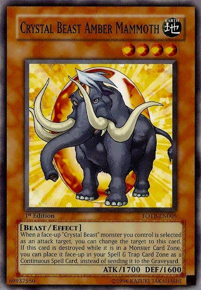 Crystal Beast Amber Mammoth [FOTB-EN005] Common - Josh's Cards