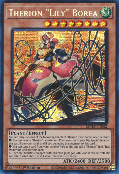 Therion "Lily" Borea [MP23-EN062] Prismatic Secret Rare - Josh's Cards