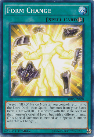 Form Change [SDHS-EN020] Common - Josh's Cards