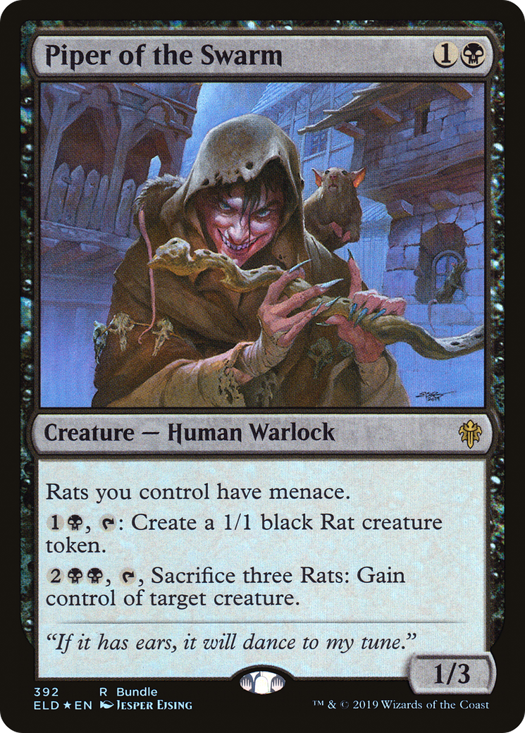 Piper of the Swarm (UMP-392) - Throne of Eldraine Foil