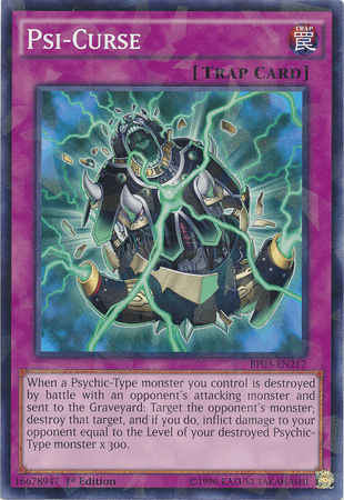 Psi-Curse [BP03-EN217] Shatterfoil Rare - Josh's Cards