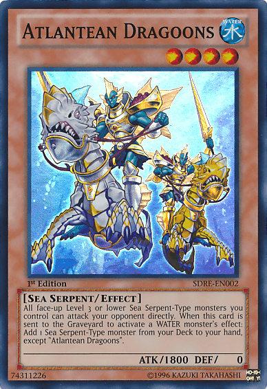 Atlantean Dragoons [SDRE-EN002] Super Rare - Josh's Cards