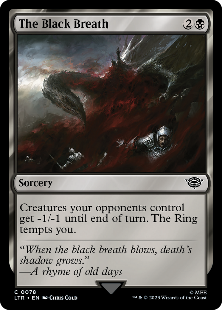 The Black Breath (LTR-078) - The Lord of the Rings: Tales of Middle-earth