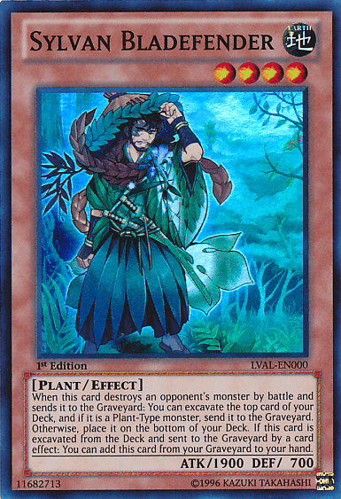 Sylvan Bladefender [LVAL-EN000] Super Rare - Josh's Cards