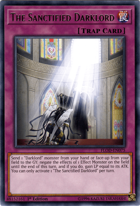 The Sanctified Darklord [FLOD-EN075] Rare - Josh's Cards