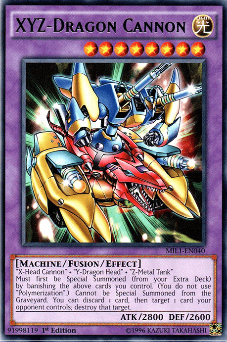 XYZ-Dragon Cannon [MIL1-EN040] Rare - Josh's Cards