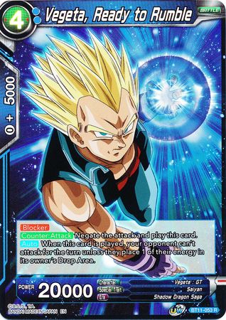 Vegeta, Ready to Rumble (BT11-053) [Vermilion Bloodline] Parallel Foil