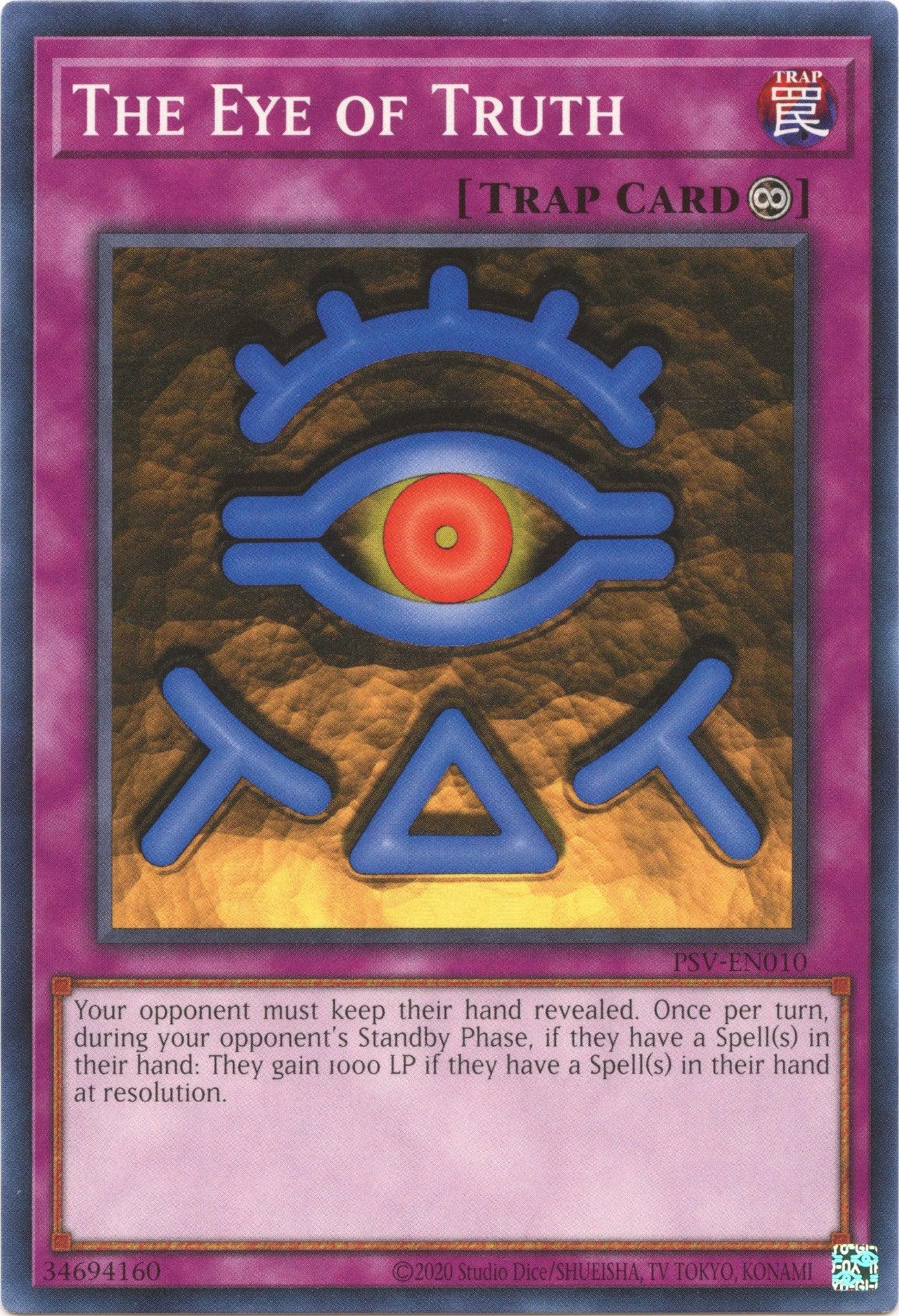 The Eye of Truth (25th Anniversary) [PSV-EN010] Common - Josh's Cards