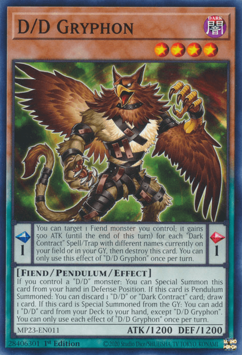 D/D Gryphon [MP23-EN011] Common - Josh's Cards